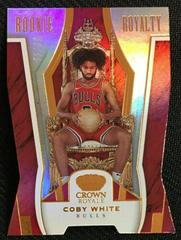 Coby White #9 Basketball Cards 2019 Panini Crown Royale Rookie Royalty Prices