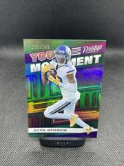Justin Jefferson [Green] #YM-19 Football Cards 2022 Panini Prestige Youth Movement Prices
