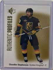 Chandler Stephenson [Gold] #AP-7 Hockey Cards 2021 SP Authentic Profiles Prices