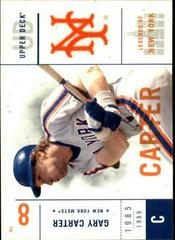 Gary Carter #68 Baseball Cards 2001 Upper Deck Legends of NY Prices