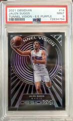 Jalen Suggs [Purple] #14 Basketball Cards 2021 Panini Obsidian Tunnel Vision Prices