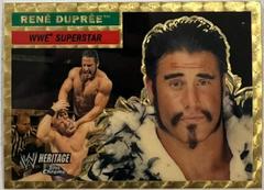 Rene Dupree [Superfractor] Wrestling Cards 2006 Topps Heritage Chrome WWE Prices