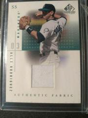 Alex Rodriguez [Mariners] #ARM Baseball Cards 2001 SP Game Used Authentic Fabric Prices