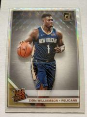 Zion Williamson [Holo Mosaic] Basketball Cards 2019 Panini Clearly Donruss Prices