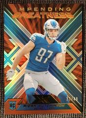 Aidan Hutchinson [Orange] #IMG-13 Football Cards 2022 Panini XR Impending Greatness Prices