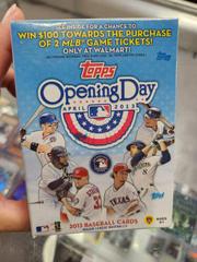 Blaster Box Baseball Cards 2013 Topps Opening Day Prices