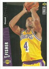 Derek Fisher #LA4 Basketball Cards 1996 Collector's Choice Lakers Team Set Prices