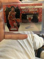 Julian Phillips [Red] #40 Basketball Cards 2023 Panini Prizm Fast Break Rookie Autograph Prices