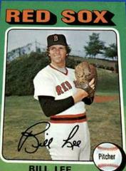 Bill Lee #128 Baseball Cards 1975 Topps Mini Prices