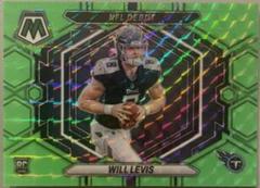 Will Levis [Green Fluorescent] #ND-4 Football Cards 2023 Panini Mosaic NFL Debut Prices