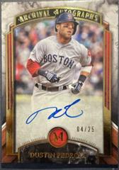 Dustin Pedroia [Gold] #AA-DP Baseball Cards 2022 Topps Museum Collection Archival Autographs Prices