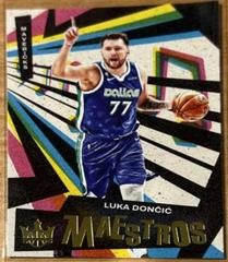 Luka Doncic #1 Basketball Cards 2022 Panini Court Kings Maestros Prices