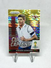 Steven Gerrard [Red Prizm] #27 Soccer Cards 2014 Panini Prizm World Cup Captains Prices