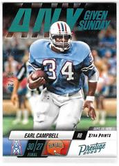 Earl Campbell [Platinum] Football Cards 2022 Panini Prestige Any Given Sunday Prices