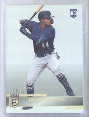 Julio Rodriguez [Holo Gold] #36 Baseball Cards 2022 Panini Chronicles Elite Prices