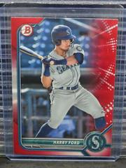 Harry Ford [Red] #BP-78 Baseball Cards 2022 Bowman Paper Prospects Prices