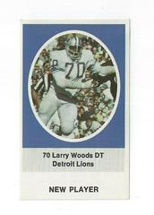 Larry Woods Football Cards 1972 Sunoco Stamps Update Prices
