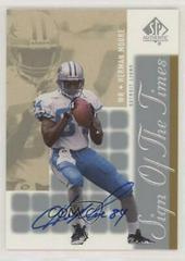Herman Moore Football Cards 2000 SP Authentic Sign of the Times Prices