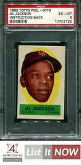 Al Jackson [Instruction Back] Baseball Cards 1963 Topps Peel Offs Prices