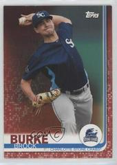 Brock Burke [Red] #2 Baseball Cards 2019 Topps Pro Debut Prices
