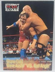 Stone Cold Steve Austin, Kurt Angle #81 Wrestling Cards 2001 Fleer WWF Raw Is War Prices