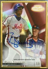Darryl Strawberry #FA-DS Baseball Cards 2018 Topps Gold Label Framed Autograph Prices