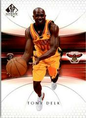 Tony Delk Basketball Cards 2004 SP Authentic Prices