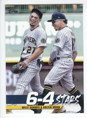 Willy Adames, Kolten Wong Baseball Cards 2022 Topps Turnin' Two 6-4 Stars Prices