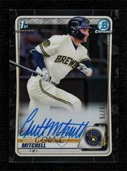 Garrett Mitchell [Black Refractor] #CDA-GM Baseball Cards 2020 Bowman Draft Picks Chrome Autographs Prices