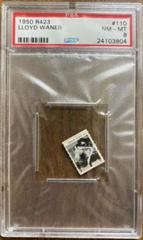Lloyd Waner #110 Baseball Cards 1950 R423 Prices