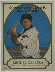 Miguel Cabrera [Mini Blue] #109 Baseball Cards 2005 Topps Cracker Jack Prices