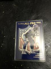 Barry Sanders Football Cards 1992 Fleer All Pro Prices
