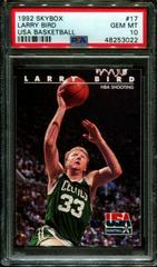Larry Bird #17 Basketball Cards 1992 Skybox USA Prices