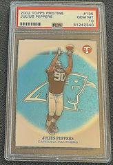Julius Peppers Football Cards 2002 Topps Pristine Prices