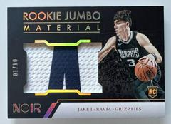 Jake LaRavia #RJM-JLR Basketball Cards 2022 Panini Noir Rookie Jumbo Material Prices