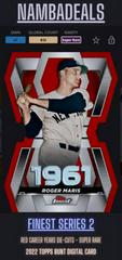 Roger Maris [Red] Baseball Cards 2022 Topps Finest Career Years Die Cuts Prices