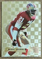 Deion Sanders #38 Football Cards 1995 Fleer Metal Silver Flasher Prices