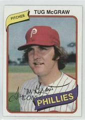 Tug McGraw #20 Baseball Cards 1980 Topps Burger King Phillies Prices