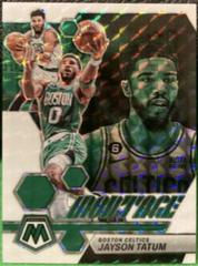 Jayson Tatum [White] #18 Basketball Cards 2022 Panini Mosaic Montage Prices