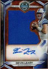 Devin Leary #JRA-DL Football Cards 2023 Bowman's Best University Prospect Jumbo Relic Autographs Prices