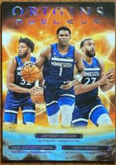 Rudy Gobert, Anthony Edwards, Karl Anthony Towns [Turquoise] #13 Basketball Cards 2022 Panini Origins Nucleus Prices