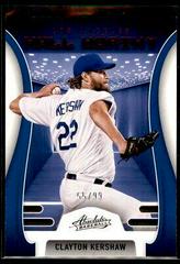 Clayton Kershaw [Retail Red] #HW-5 Baseball Cards 2022 Panini Absolute Hall Worthy Prices