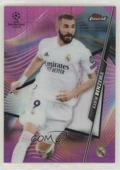 Karim Benzema [Pink Refractor] Soccer Cards 2020 Topps Finest UEFA Champions League Prices