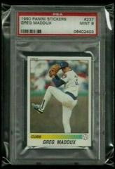 Greg Maddux #237 Baseball Cards 1990 Panini Stickers Prices