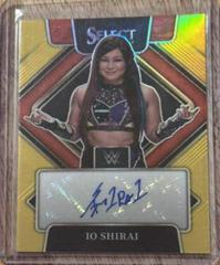 Io Shirai [Gold Prizm] #SN-IOS Wrestling Cards 2022 Panini Select WWE Signature Selections Prices