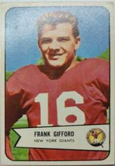 Frank Gifford Football Cards 1954 Bowman Prices