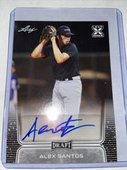 Alex Santos [Retail] Baseball Cards 2020 Leaf Draft Autographs Prices