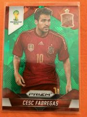 Cesc Fabregas [Green Crystal Prizm] Soccer Cards 2014 Panini Prizm World Cup Prices