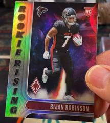 Bijan Robinson [Silver Seismic] #RIS-6 Football Cards 2023 Panini Phoenix Rookie Rising Prices