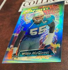 Willie McGinest [Refractor] #110 Football Cards 1995 Topps Finest Prices